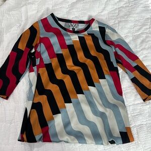 DUSEN multi-colored mini dress